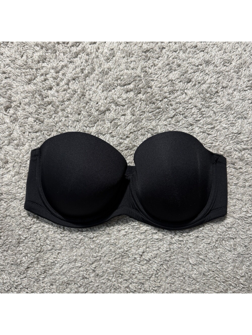 Wacoal Red Carpet Strapless Full Busted Underwire Bra Black Size 38DD 854119